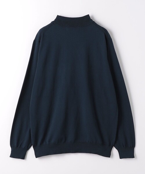 green label relaxing（グリーンレーベルリラクシング）の「スビン ハイツイスト モックネック ニット（ニット/セーター・メンズ・ネイビー/ライム/ライトグレー・L/XL/M/S）」の13枚目の写真