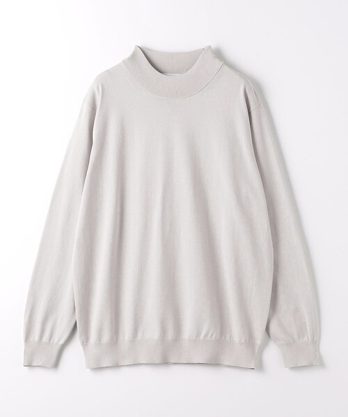 green label relaxing（グリーンレーベルリラクシング）の「スビン ハイツイスト モックネック ニット（ニット/セーター・メンズ・ネイビー/ライム/ライトグレー・L/XL/M/S）」の18枚目の写真