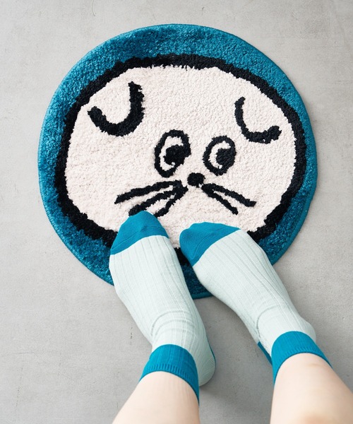 Actually（アクチュアリー）の「【みやぎちか×BIRTHDAY BAR】刺繍バイカラーソックス（ソックス/靴下・レディース・ピンク/グレー/ブルー・フリー）」の14枚目の写真