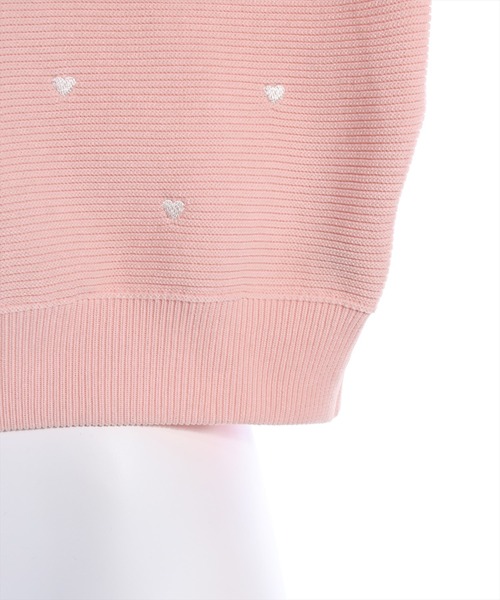dazz ピンク ニットセーター 長袖 CHARM刺繍 楽天市場】ニット レディース トップス 長袖 クルーネック