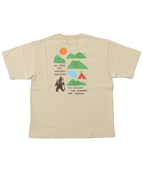 KRIFF MAYER Kid's Collection（クリフメイヤーキッズコレクション）の「【速乾・接触冷感・防汚】ウェットプロテクトプリントTシャツ（Tシャツ/カットソー・キッズ・オフホワイト/ラベンダー/オレンジ/ベージュ/チャコール/ホワイト系その他・170/160/150/140/130/120）」の5枚目の写真