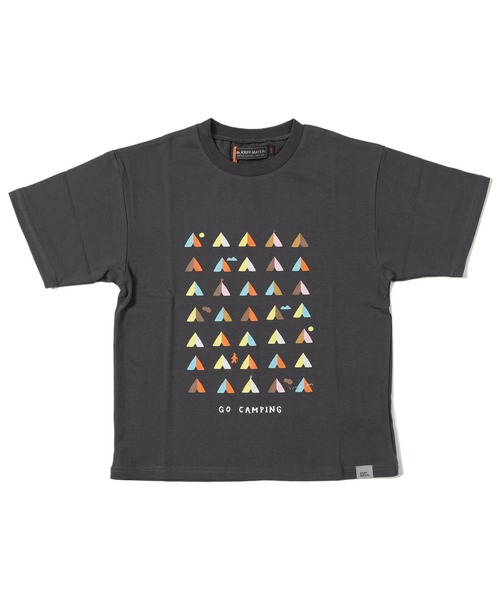 KRIFF MAYER Kid's Collection（クリフメイヤーキッズコレクション）の「【速乾・接触冷感・防汚】ウェットプロテクトプリントTシャツ（Tシャツ/カットソー・キッズ・オフホワイト/ラベンダー/オレンジ/ベージュ/チャコール/ホワイト系その他・170/160/150/140/130/120）」の4枚目の写真