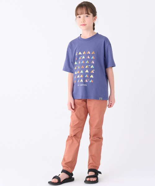 KRIFF MAYER Kid's Collection（クリフメイヤーキッズコレクション）の「【速乾・接触冷感・防汚】ウェットプロテクトプリントTシャツ（Tシャツ/カットソー・キッズ・オフホワイト/ラベンダー/オレンジ/ベージュ/チャコール/ホワイト系その他・170/160/150/140/130/120）」の15枚目の写真