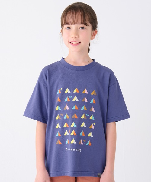 KRIFF MAYER Kid's Collection（クリフメイヤーキッズコレクション）の「【速乾・接触冷感・防汚】ウェットプロテクトプリントTシャツ（Tシャツ/カットソー・キッズ・オフホワイト/ラベンダー/オレンジ/ベージュ/チャコール/ホワイト系その他・170/160/150/140/130/120）」の12枚目の写真