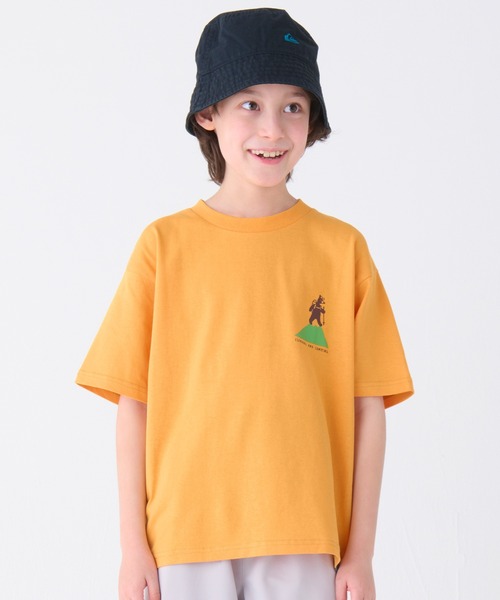 KRIFF MAYER Kid's Collection（クリフメイヤーキッズコレクション）の「【速乾・接触冷感・防汚】ウェットプロテクトプリントTシャツ（Tシャツ/カットソー・キッズ・オフホワイト/ラベンダー/オレンジ/ベージュ/チャコール/ホワイト系その他・170/160/150/140/130/120）」の16枚目の写真