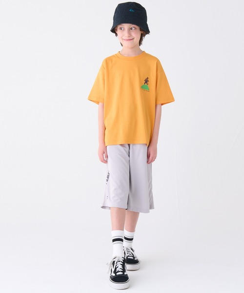 KRIFF MAYER Kid's Collection（クリフメイヤーキッズコレクション）の「【速乾・接触冷感・防汚】ウェットプロテクトプリントTシャツ（Tシャツ/カットソー・キッズ・オフホワイト/ラベンダー/オレンジ/ベージュ/チャコール/ホワイト系その他・170/160/150/140/130/120）」の18枚目の写真