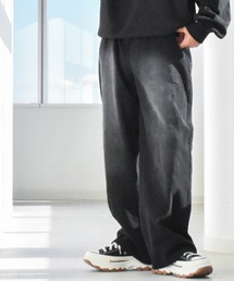 Anytime Songs | 硫化染め ブラスト加工 カツラギ カラーパンツ(デニムパンツ)