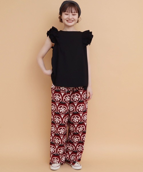 peu pres(プープレ)の「アムンゼン3段フリルPO(Tシャツ/カットソー・レディース・ホワイト/ブラック・FREE)」の15枚目の写真