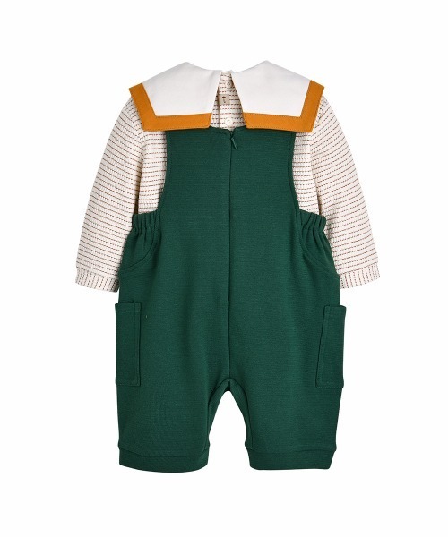 モイモルン 【セットアップ】モノピントップス&7分丈パンツ　80センチ セットアップ】パッピーキャットメッシュトップス＆パンツ