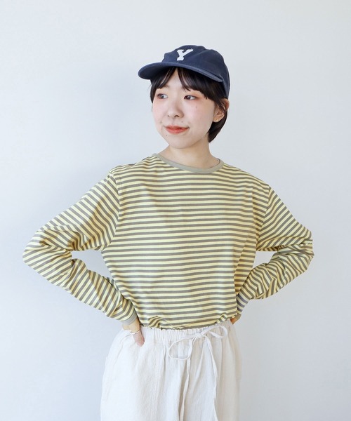 ☆新品☆PAR ICI カットソー ボーダー配色バインダー カットソー（Tシャツ/カットソー）｜PAR