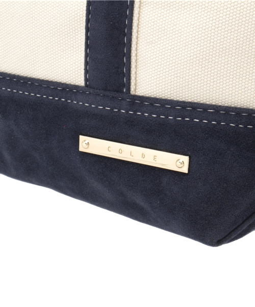 LBC（エルビーシー）の「15AW COLDE 生地コンビトートL（トートバッグ・レディース・ベージュ/ブルー/ライトカーキ・ONE SIZE）」の17枚目の写真