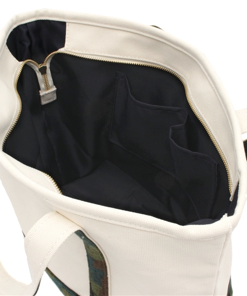 LBC（エルビーシー）の「15AW COLDE 生地コンビトートL（トートバッグ・レディース・ベージュ/ブルー/ライトカーキ・ONE SIZE）」の13枚目の写真