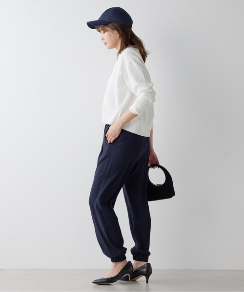 GALLARDAGALANTE（ガリャルダガランテ）の「アイシーコットンVネックカーディガン（カーディガン/ボレロ・レディース・オフホワイト/ベージュ/ブラック/ミント/グレー/ブルー・FREE）」の8枚目の写真