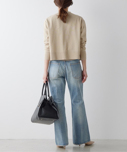 GALLARDAGALANTE（ガリャルダガランテ）の「アイシーコットンVネックカーディガン（カーディガン/ボレロ・レディース・オフホワイト/ベージュ/ブラック/ミント/グレー/ブルー・FREE）」の21枚目の写真