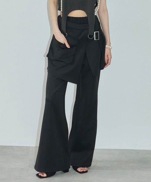 VIOLETTA（ヴィオレッタ）の「レイヤードリラックスパンツ（その他