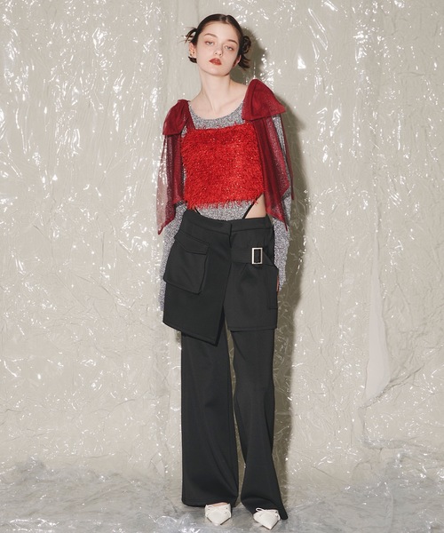 VIOLETTA（ヴィオレッタ）の「レイヤードリラックスパンツ（その他