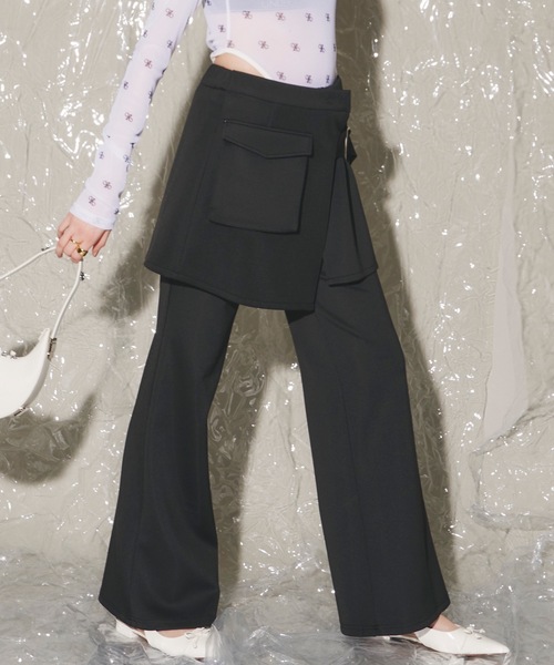 VIOLETTA（ヴィオレッタ）の「レイヤードリラックスパンツ（その他