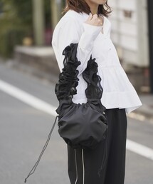 Firsthand | Firsthand/ファーストハンド メッシュフリルハンドルトート / フリルギャザートートバッグ(トートバッグ)