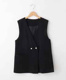 artemarvel パール調ボタンジレ