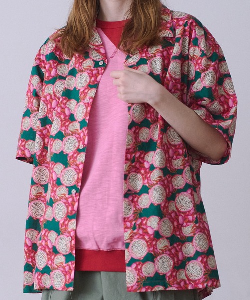Universal Style Wear(ユニバーサルスタイルウェア)の「Universal Style Wear リゾート シャツ(シャツ/ブラウス・メンズ・ブルー系/グリーン×ピンク/イエロー× ブルー/グリーン系・X-LARGE/LARGE/MEDIUM)」の18枚目の写真