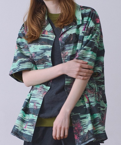 Universal Style Wear(ユニバーサルスタイルウェア)の「Universal Style Wear リゾート シャツ(シャツ/ブラウス・メンズ・ブルー系/グリーン×ピンク/イエロー× ブルー/グリーン系・X-LARGE/LARGE/MEDIUM)」の20枚目の写真