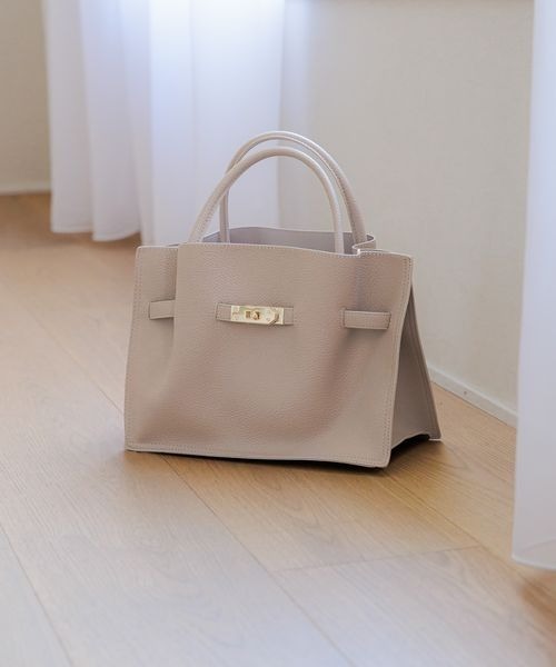Andemiu(アンデミュウ)の「ギャザー2WAYトートBAG108034(トートバッグ・レディース・ピンク/ベージュ/ブラック/チョコ/ブルー・FREE)」の4枚目の写真