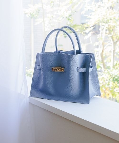 Andemiu(アンデミュウ)の「ギャザー2WAYトートBAG108034(トートバッグ・レディース・ピンク/ベージュ/ブラック/チョコ/ブルー・FREE)」の5枚目の写真