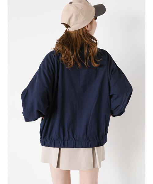 ehka sopo（エヘカソポ）の「オーバーシルエットブルゾン（ブルゾン・レディース・カーキ/オフホワイト/ネイビー・F）」の13枚目の写真