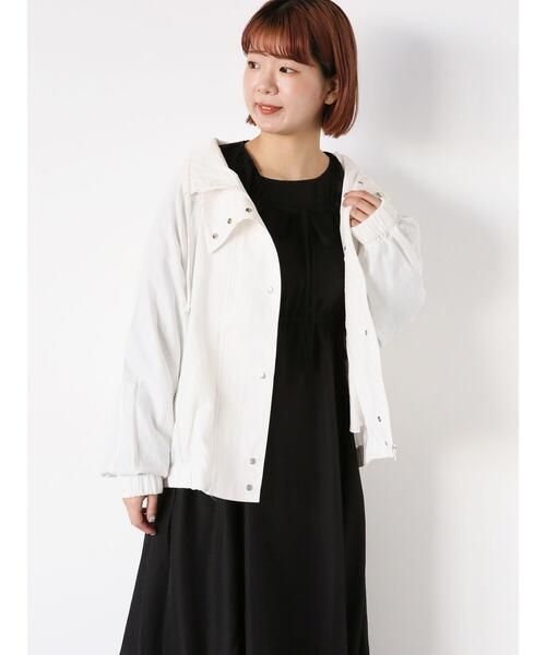 ehka sopo（エヘカソポ）の「オーバーシルエットブルゾン（ブルゾン・レディース・カーキ/オフホワイト/ネイビー・F）」の17枚目の写真