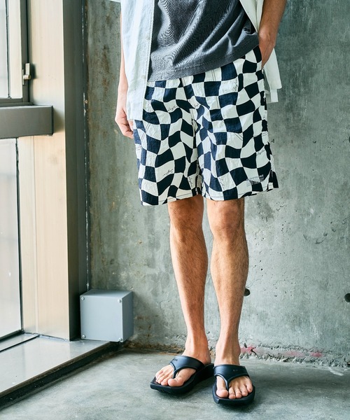 BAYFLOW(ベイフロー)の「HAPPYカラーショーツ(その他パンツ・メンズ・チェック/エメラルド/ベージュ/ブラック/グレー/レオパード/オレンジ/その他3・MEDIUM/LARGE)」の6枚目の写真