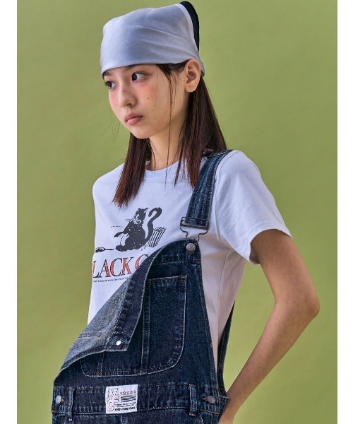 FANCY CLUB（ファンシークラブ）の「A'GEM/9 × .kom 『 FANCY CLUB/ファンシークラブ』 STRAY CAT TEE/猫 Tシャツ（Tシャツ/カットソー・レディース・ホワイト/ボルドー・M）」の21枚目の写真