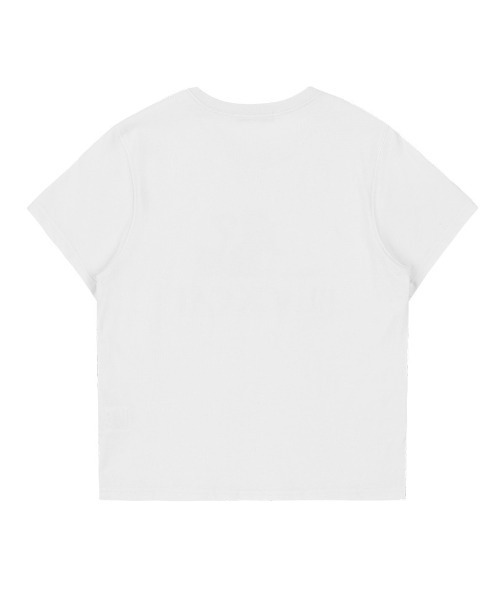 FANCY CLUB（ファンシークラブ）の「A'GEM/9 × .kom 『 FANCY CLUB/ファンシークラブ』 STRAY CAT TEE/猫 Tシャツ（Tシャツ/カットソー・レディース・ホワイト/ボルドー・M）」の8枚目の写真