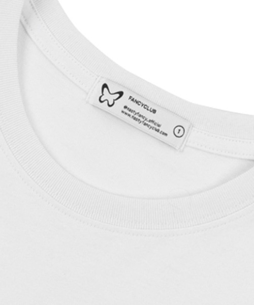 FANCY CLUB（ファンシークラブ）の「A'GEM/9 × .kom 『 FANCY CLUB/ファンシークラブ』 STRAY CAT TEE/猫 Tシャツ（Tシャツ/カットソー・レディース・ホワイト/ボルドー・M）」の10枚目の写真