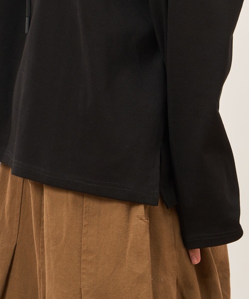ROCOCO(ロココ)の「オシャレデザインルーズカットソー(Tシャツ/カットソー・レディース・カーキ/ブラック/グリーン・M~L)」の6枚目の写真