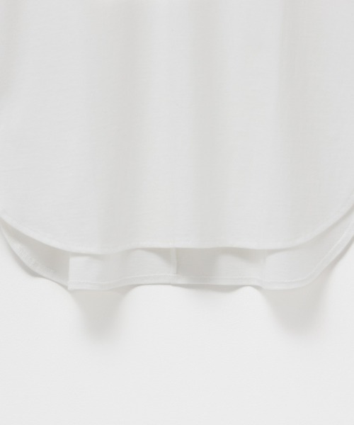 HusHusH（ハッシュアッシュ）の「HusHusH ハッシュアッシュ シルケット スリーブレスプルオーバー（Tシャツ/カットソー・レディース・グレイッシュベージュ/ブラック/ホワイト・L/M/S）」の15枚目の写真