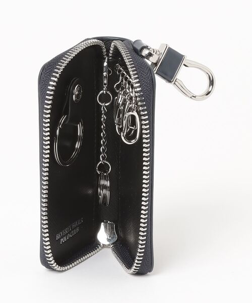 BEVERLY HILLS POLO CLUB（ビバリーヒルズポロクラブ）の「【BEVERLY HILLS POLO CLUB】ラウンド型 キーケース コートバン調 BHG-M1005（キーケース/キーアクセサリー・メンズ・ブラック/ネイビー/グリーン/ダークブラウン・FREE）」の8枚目の写真