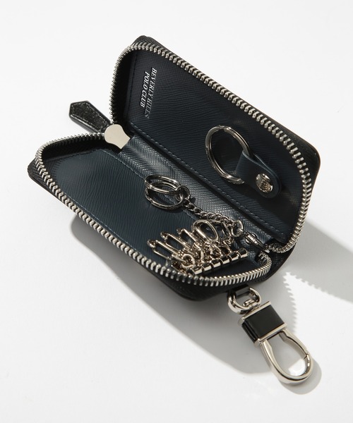 BEVERLY HILLS POLO CLUB（ビバリーヒルズポロクラブ）の「【BEVERLY HILLS POLO CLUB】ラウンド型 キーケース コートバン調 BHG-M1005（キーケース/キーアクセサリー・メンズ・ブラック/ネイビー/グリーン/ダークブラウン・FREE）」の10枚目の写真