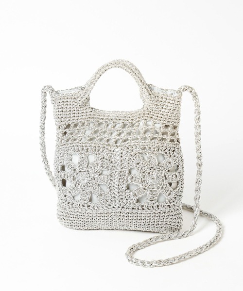 niko and...（ニコアンド）の「オリジナル2WAYメタリックショルダーバッグ（ショルダーバッグ・レディース・グリーン/ホワイト/シルバー/マルチ・0）」の3枚目の写真