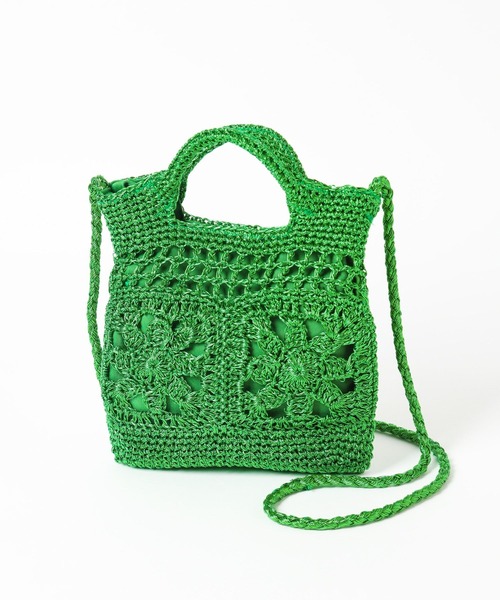 niko and...（ニコアンド）の「オリジナル2WAYメタリックショルダーバッグ（ショルダーバッグ・レディース・グリーン/ホワイト/シルバー/マルチ・0）」の9枚目の写真