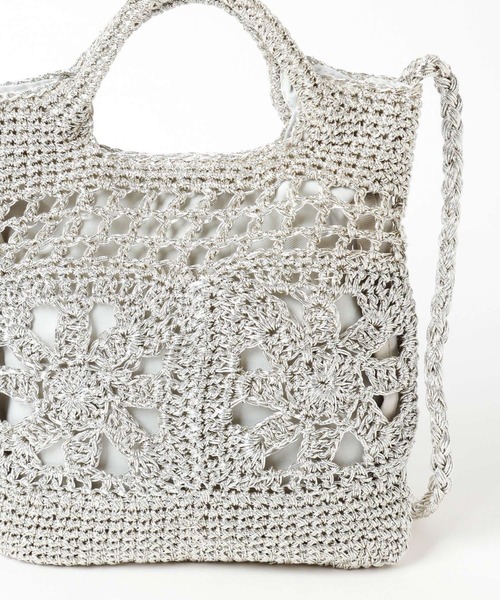 niko and...（ニコアンド）の「オリジナル2WAYメタリックショルダーバッグ（ショルダーバッグ・レディース・グリーン/ホワイト/シルバー/マルチ・0）」の20枚目の写真