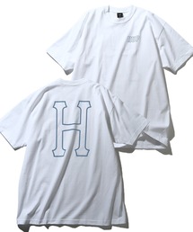 【HUF/ハフ】H S/S TEE/HロゴプリントハーフスリーブTシャツ