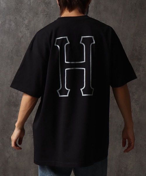 HUF（ハフ）の「【HUF/ハフ】H S/S TEE/HロゴプリントハーフスリーブTシャツ（Tシャツ/カットソー・メンズ・ホワイト/ブラック/ダークブルー/ホワイト系1・S/M/L/XL/XXL）」の19枚目の写真
