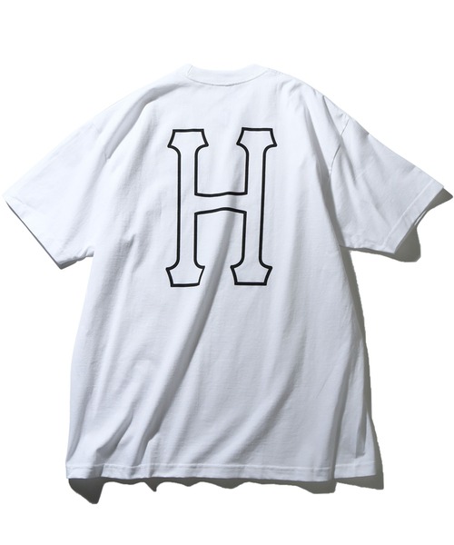 HUF（ハフ）の「【HUF/ハフ】H S/S TEE/HロゴプリントハーフスリーブTシャツ（Tシャツ/カットソー・メンズ・ホワイト/ブラック/ダークブルー/ホワイト系1・S/M/L/XL/XXL）」の14枚目の写真
