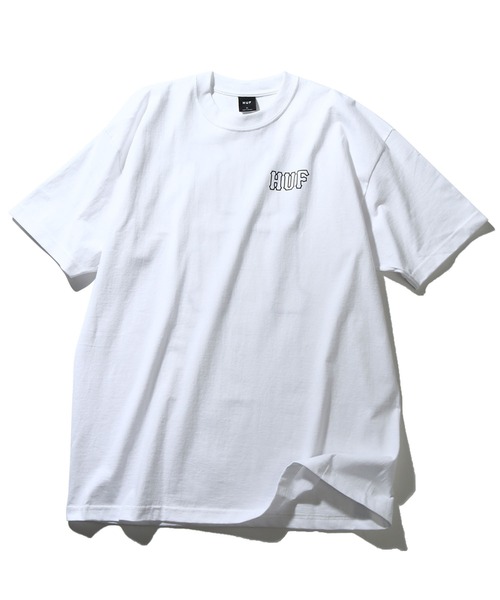 HUF（ハフ）の「【HUF/ハフ】H S/S TEE/HロゴプリントハーフスリーブTシャツ（Tシャツ/カットソー・メンズ・ホワイト/ブラック/ダークブルー/ホワイト系1・S/M/L/XL/XXL）」の13枚目の写真