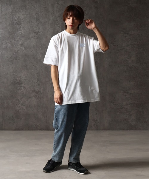 HUF（ハフ）の「【HUF/ハフ】H S/S TEE/HロゴプリントハーフスリーブTシャツ（Tシャツ/カットソー・メンズ・ホワイト/ブラック/ダークブルー/ホワイト系1・S/M/L/XL/XXL）」の11枚目の写真