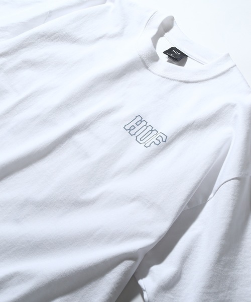 HUF（ハフ）の「【HUF/ハフ】H S/S TEE/HロゴプリントハーフスリーブTシャツ（Tシャツ/カットソー・メンズ・ホワイト/ブラック/ダークブルー/ホワイト系1・S/M/L/XL/XXL）」の10枚目の写真