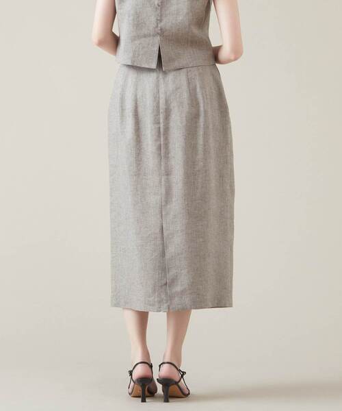 martinique(マルティニーク)の「ラメドビータックスカート(セットアップ可)(スカート・レディース・グレー/アイボリー/ブラック・1/2)」の18枚目の写真