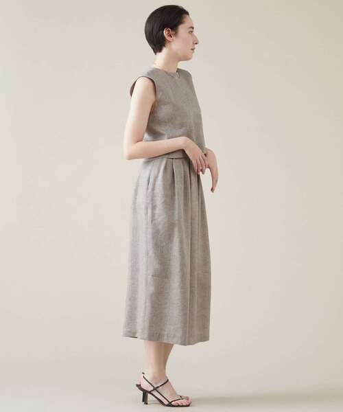 martinique(マルティニーク)の「ラメドビータックスカート(セットアップ可)(スカート・レディース・グレー/アイボリー/ブラック・1/2)」の16枚目の写真