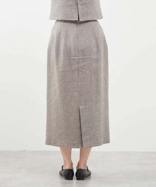 martinique(マルティニーク)の「ラメドビータックスカート(セットアップ可)(スカート・レディース・グレー/アイボリー/ブラック・1/2)」の12枚目の写真