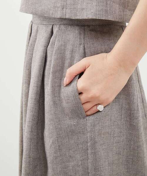 martinique(マルティニーク)の「ラメドビータックスカート(セットアップ可)(スカート・レディース・グレー/アイボリー/ブラック・1/2)」の11枚目の写真